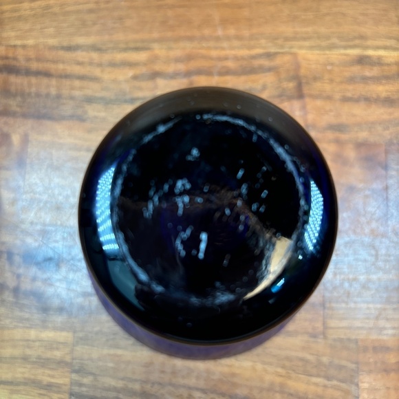 Cobalt Blue 4” Lowball Stemless Cocktail Martini Glass Party Fancy Cup - Picture 3 of 4